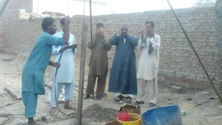 hand pump boring