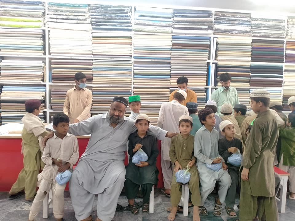 eid ul fitr cloth distribution