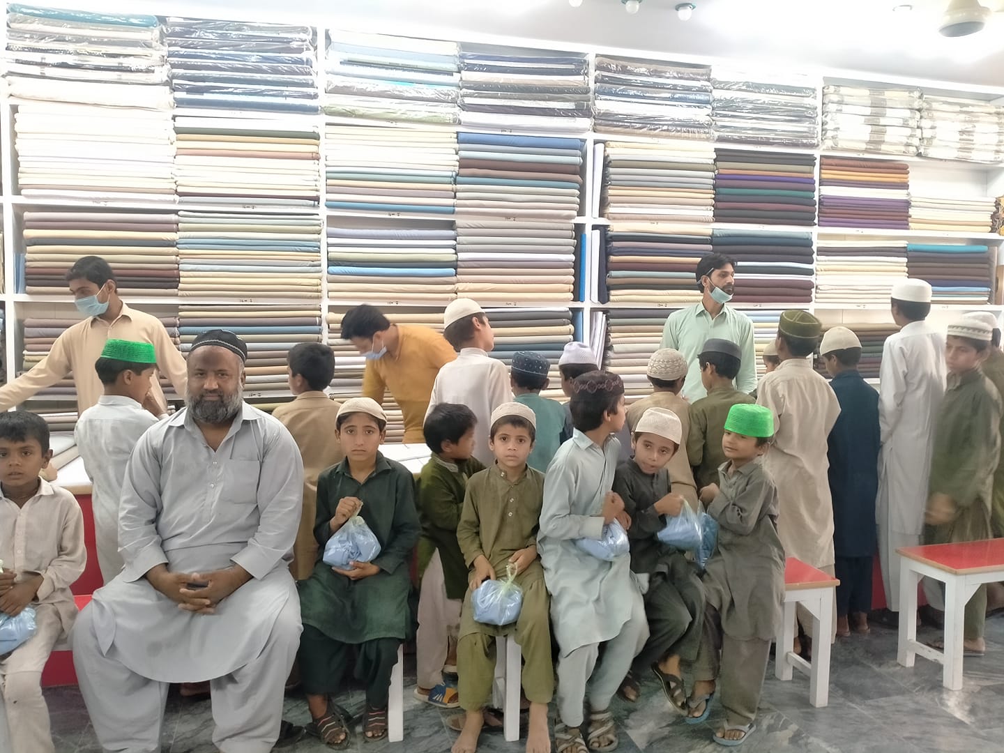 eid ul fitr new cloths distribution